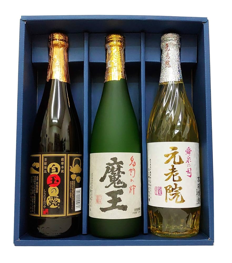 魔王　白玉の露　セット Amazon.co.jp: 「 魔王 白玉の露 元老院 」720ml 白玉醸造 芋
