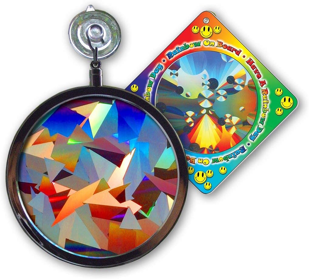 Rainbow Symphony Prism Suncatcher Review: Stunning Rainbows for Garden Windows & Patio Views