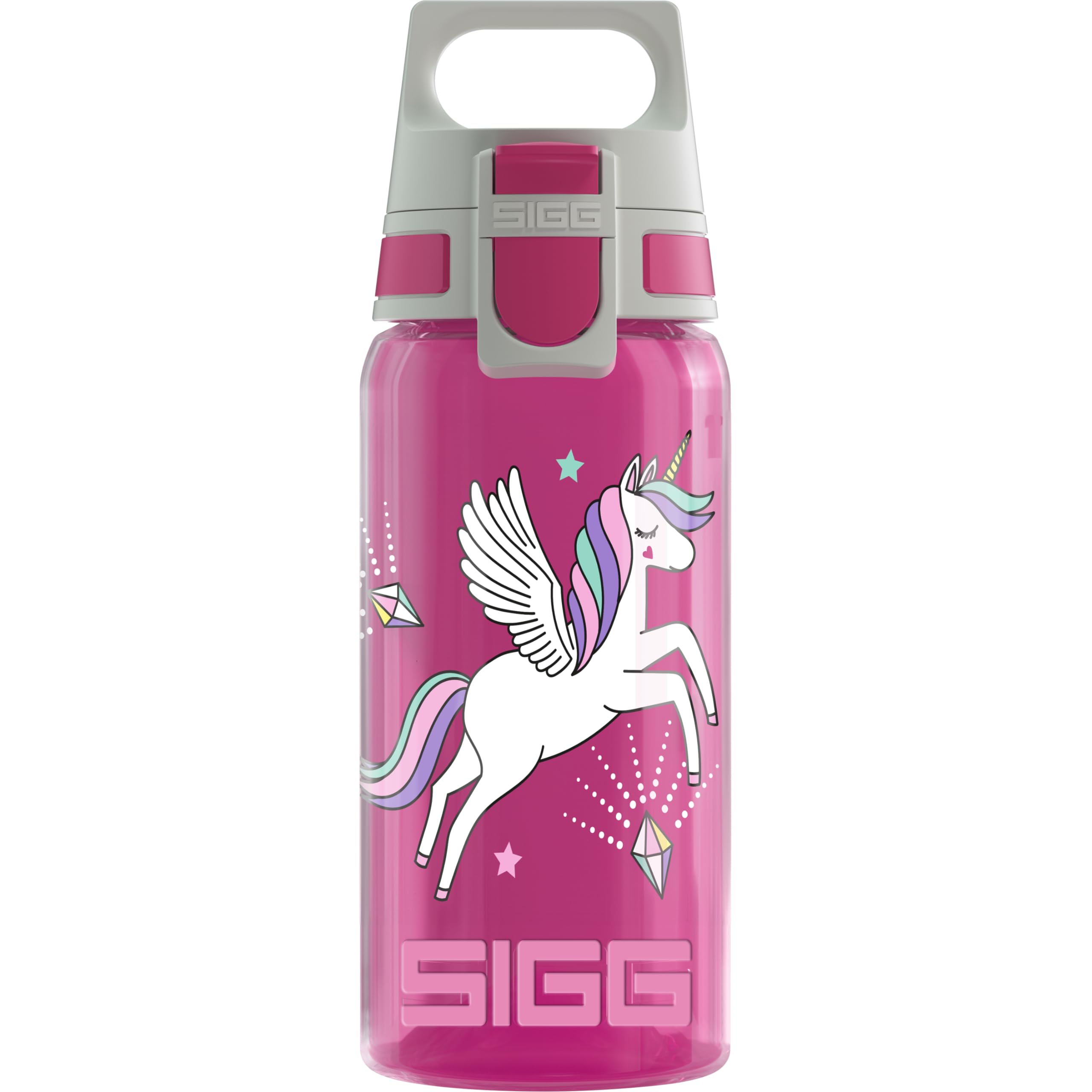 Sigg, Sports Water Bottle For Kids, Viva One Unifly, Suitable For Carbonated Drinks, Leakproof, Dishwasher Safe, BPA Free
