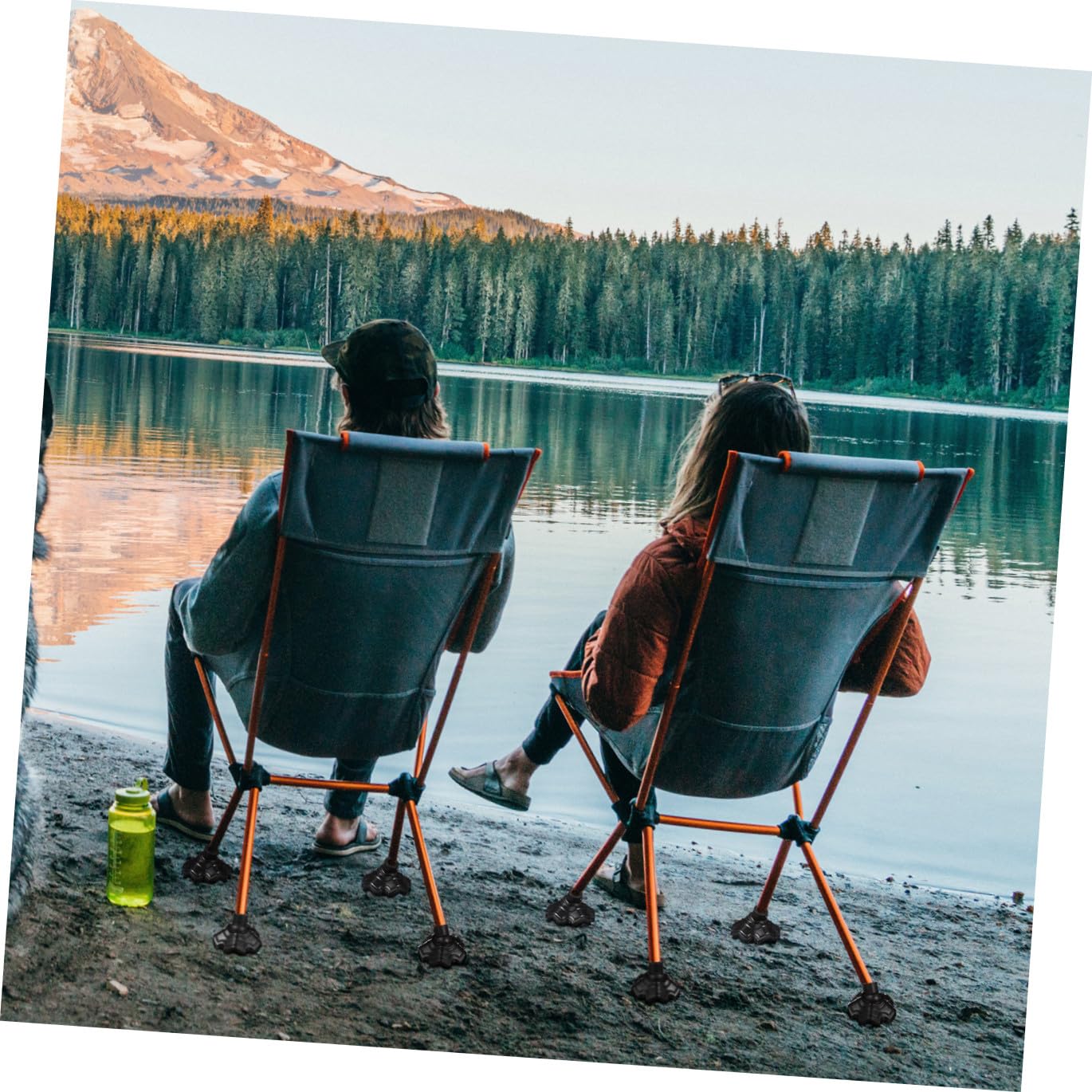 DOITOOL 4pièces Protège Chaise De Camping Antidérapants Protections De Sol pour Chaise Extérieur Résistantes à Usure