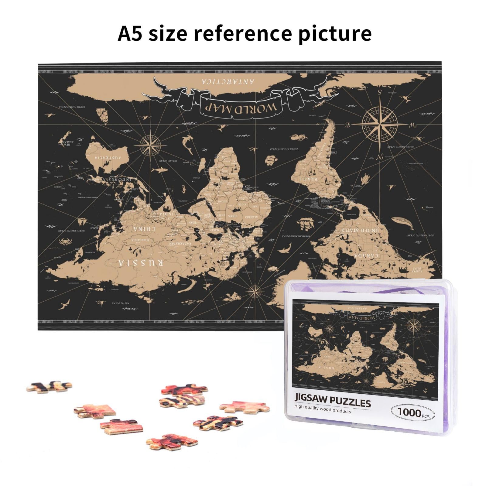 Amazon.co.jp: 世界地図 マップ ジグソーパズル マイクロピース 1000
