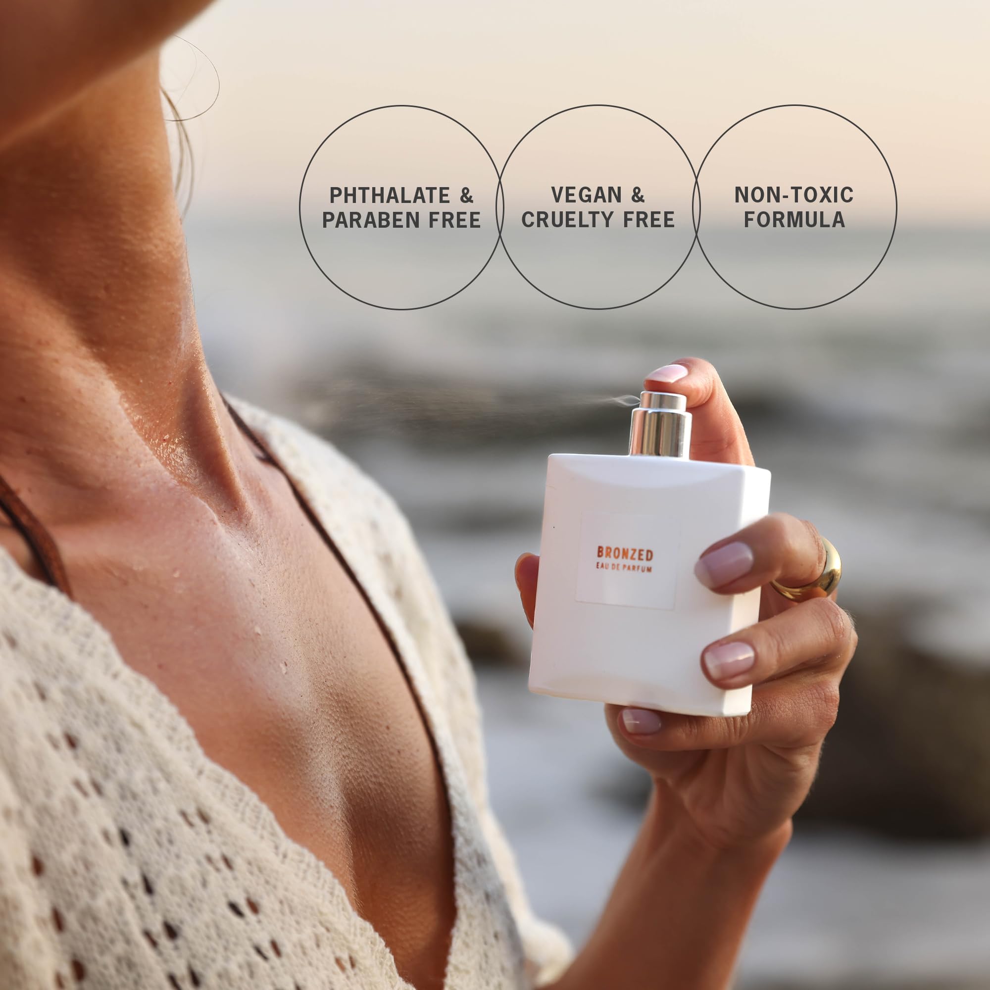 APOTHIA Bronzed Eau de Parfum 50ml - Women Perfume - Non-Toxic Fragrance | Clean - Cruelty Free - Long Lasting & Fresh Scent - Orange Blossom Jasmine Bergamot Musk product thumbnail 6