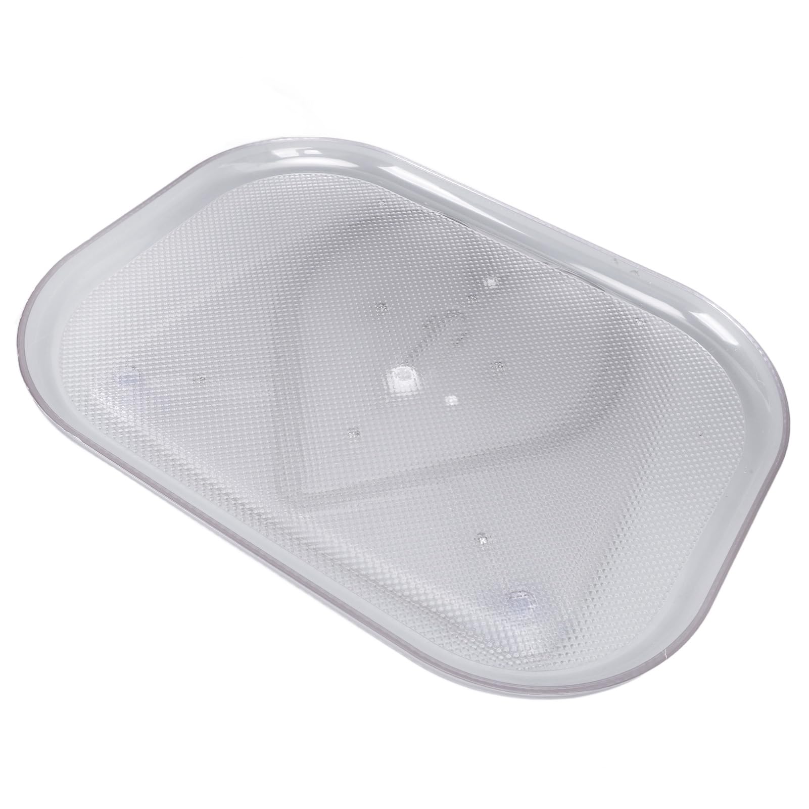 Obrotowy Stojak do Przechowywania do Lodówki Lodówka Organizer na Gramofon Prostokątny Przezroczysty Prostokątny Blat Obrotowy Organizer z półką na lodówkę (L)