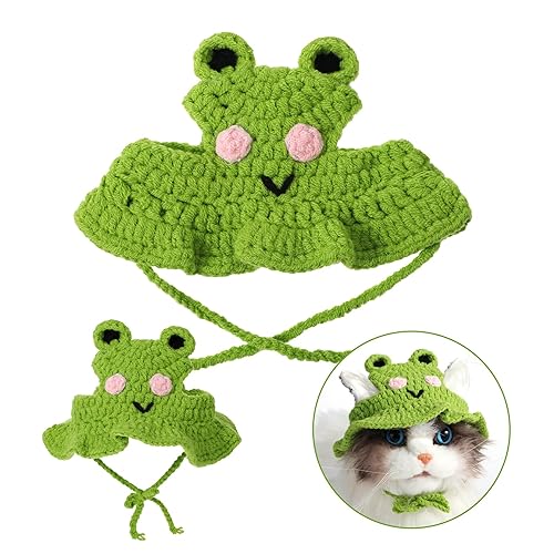 Charming Cat Hat Small Cartoon Themed Knit Cute Cats Bonnet
