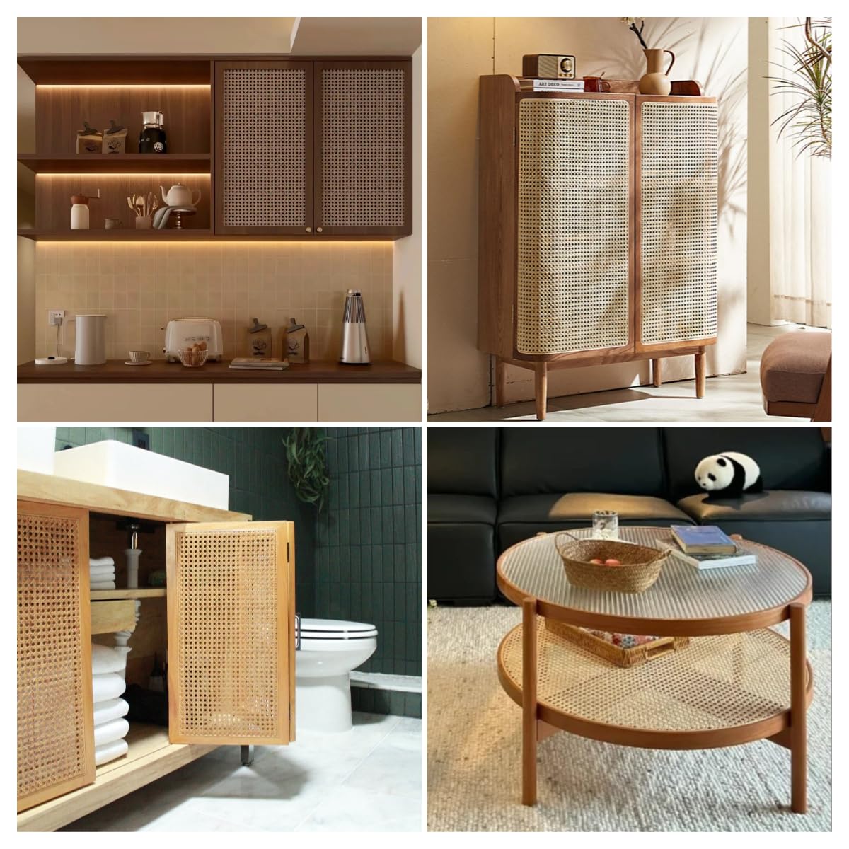 Wiener Geflecht Meterware, 100 x 200cm Große Größe Natürliches Rattan meterware, Stuhl Wiener Geflecht, Rattan Geflecht Natur meterware, Rattan Gurtband,Wiener geflecht Schrank, Möbel, Kommode,Sessel