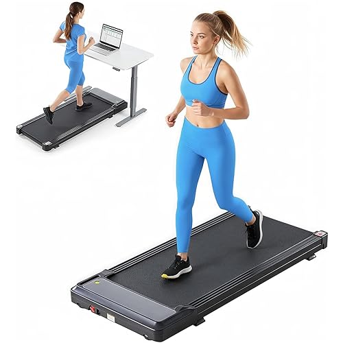 Walking Pad Under Desk Treadmill,3 in 1 Portable Under Desk Treadmills for Home Small Space, Quiet Compact Folding Treadmill with Remote Control, 320 LBS Capacity