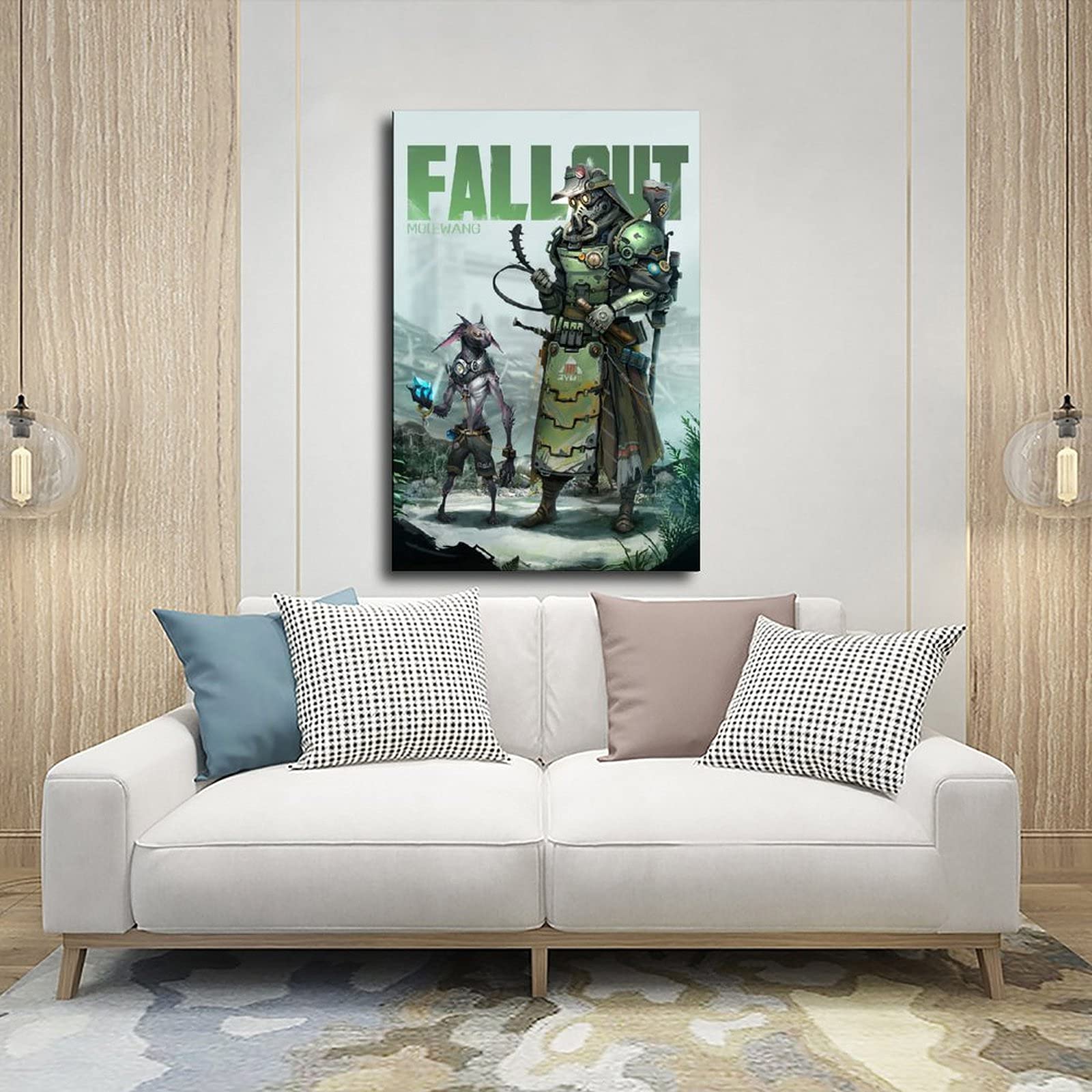Fallout New Vegas City Concept Impression Sur Toile Art Mural Moderne Décoration De Chambre à Coucher 40 X 60 Cm