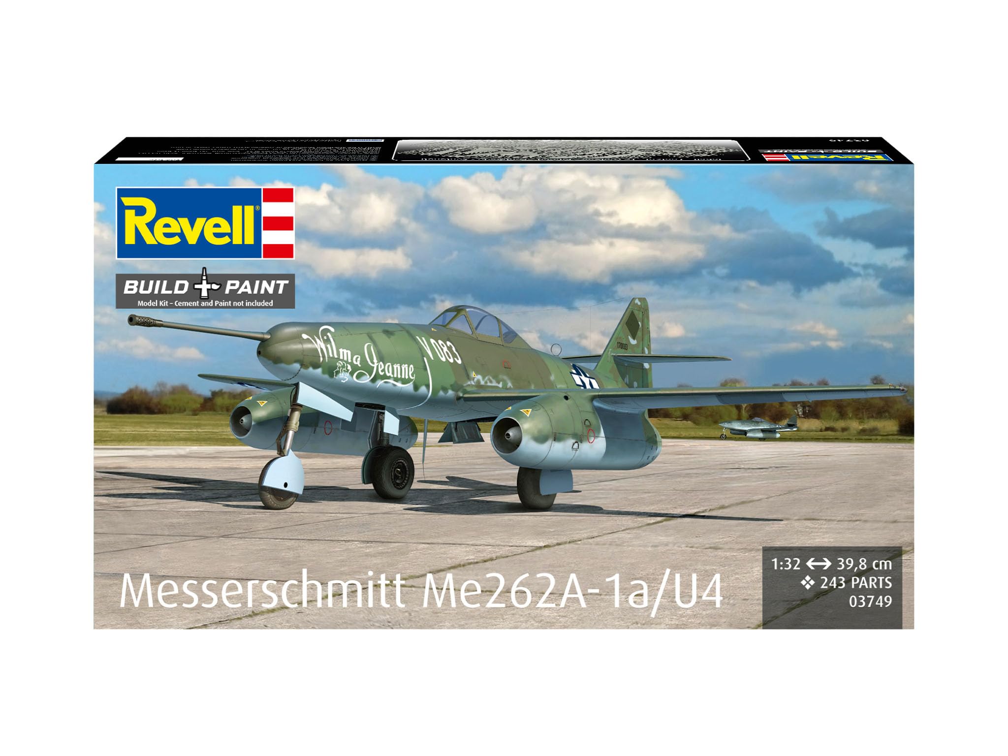 Amazon | ドイツレベル 1/32 ドイツ メッサーシュミット Me262A-1a/U4