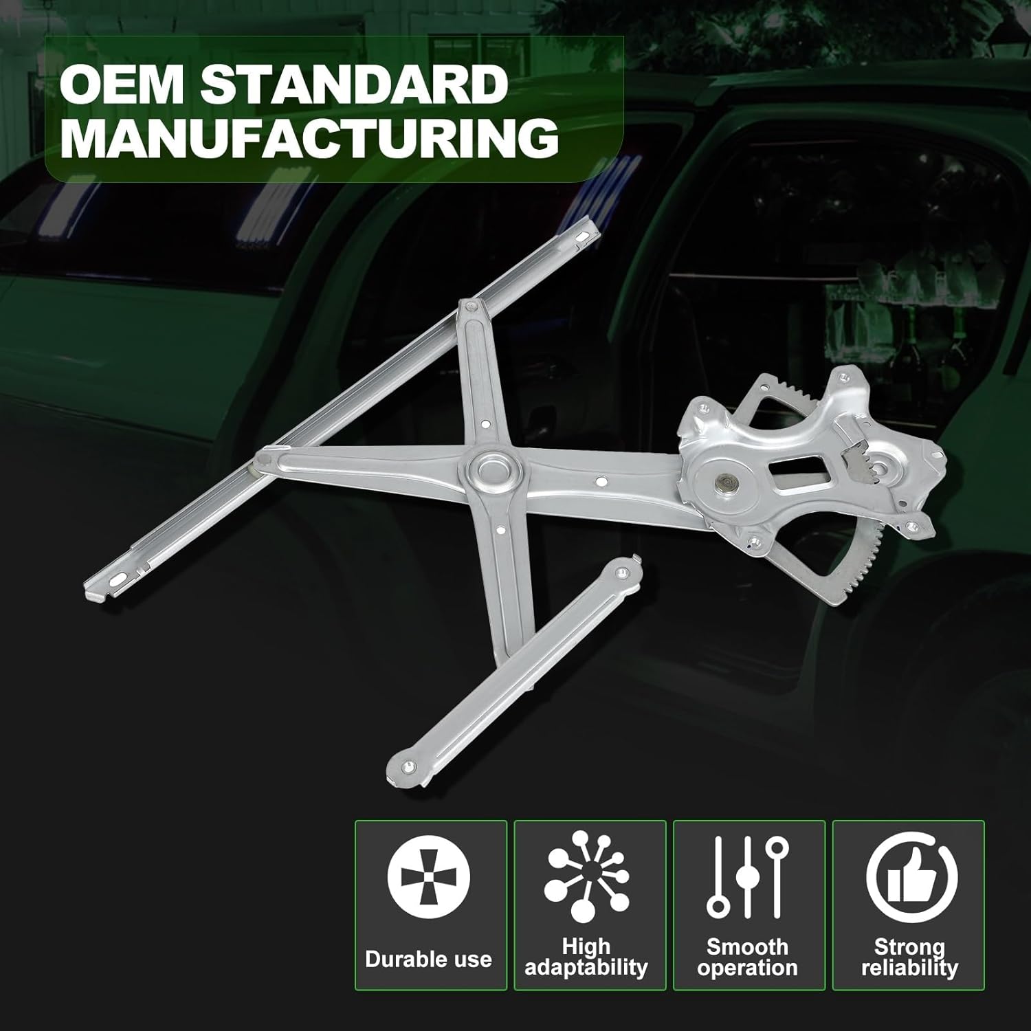 SCITOO Front Left Driver Side Power Window Regulator Without Motor Replacement for 2016-2020 for Lexus RX350,2016-2020 for Lexus RX450h,2012-2017 for Toyota Camry