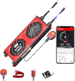 DALY Lifepo4 BMS 48V 150A 16S, Battery Protection Board with Bluetooth Smart Communiation Function UART Programmable for DIY Camping RV Energy Supply System