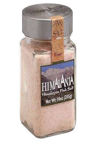 Tarro de sal rosa del Himalania - Fino - 10 oz