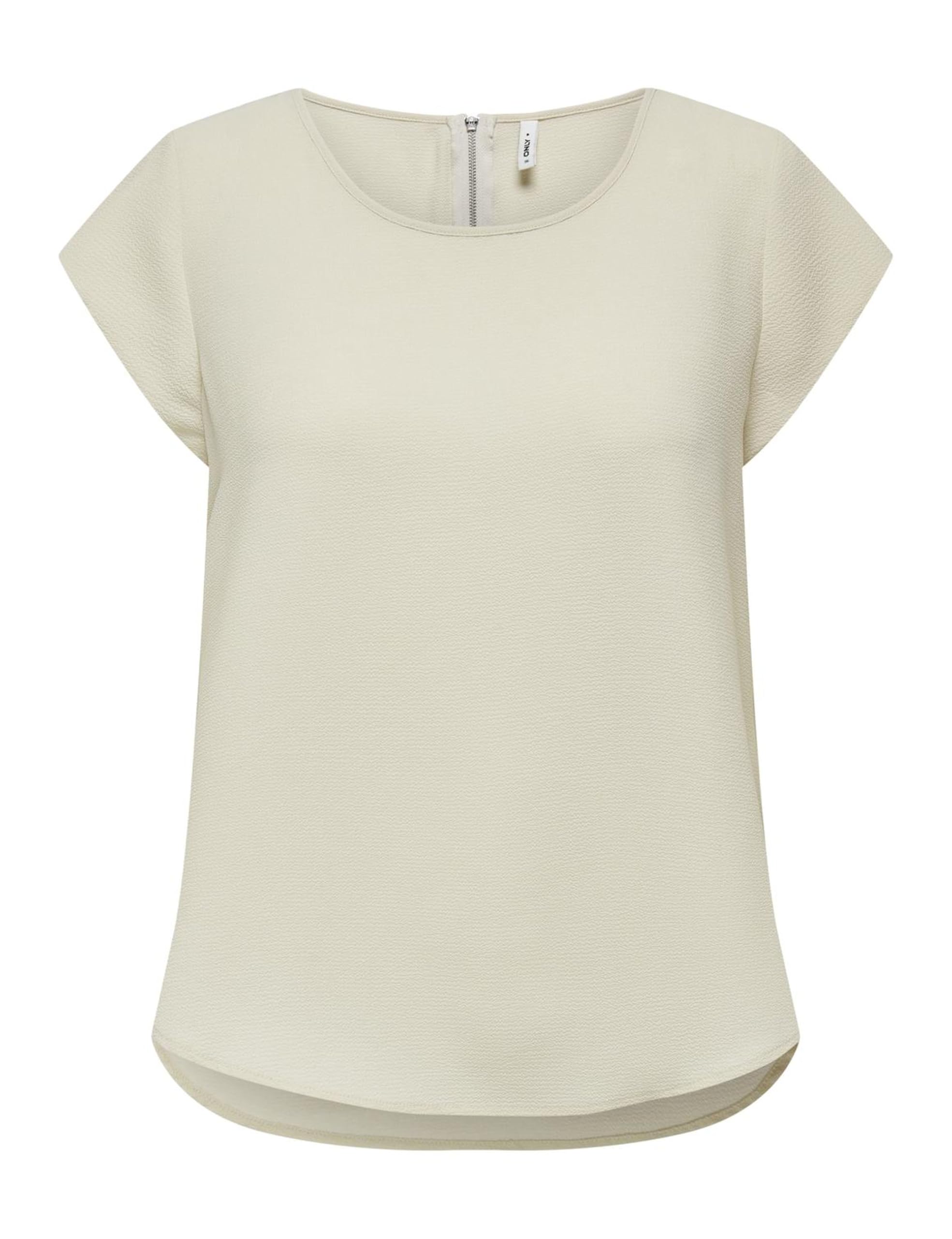 ONLY Women's Onlvic S/S Solid Top Noos PTM T-Shirt, Moonbeam, 8