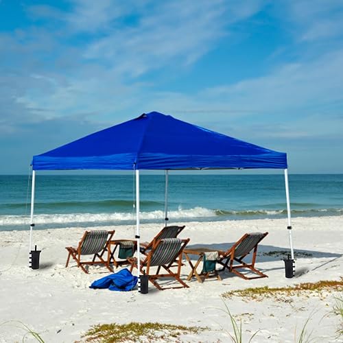 Miniatura 5 de Jorohiker Bolsas de peso para toldo (150 libras) para tienda de campaña desplegable, bolsas de arena para refugio solar al aire libre, toldo o