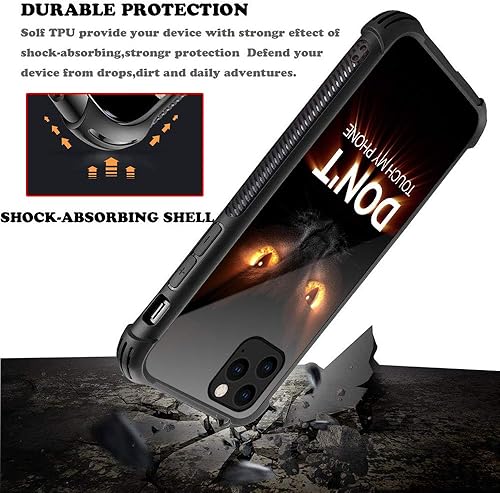 Vista 23 de Funda compatible con iPhone 12/12 Pro, funda de invasión de vaca alienígena OVNI, parte trasera de vidrio templado + funda protectora de silicona