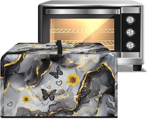 Cubierta para horno de microondas a prueba de polvo, para encimera, freidora de aire, tostadora, horno, para decoración interior del hogar, L, 20.9