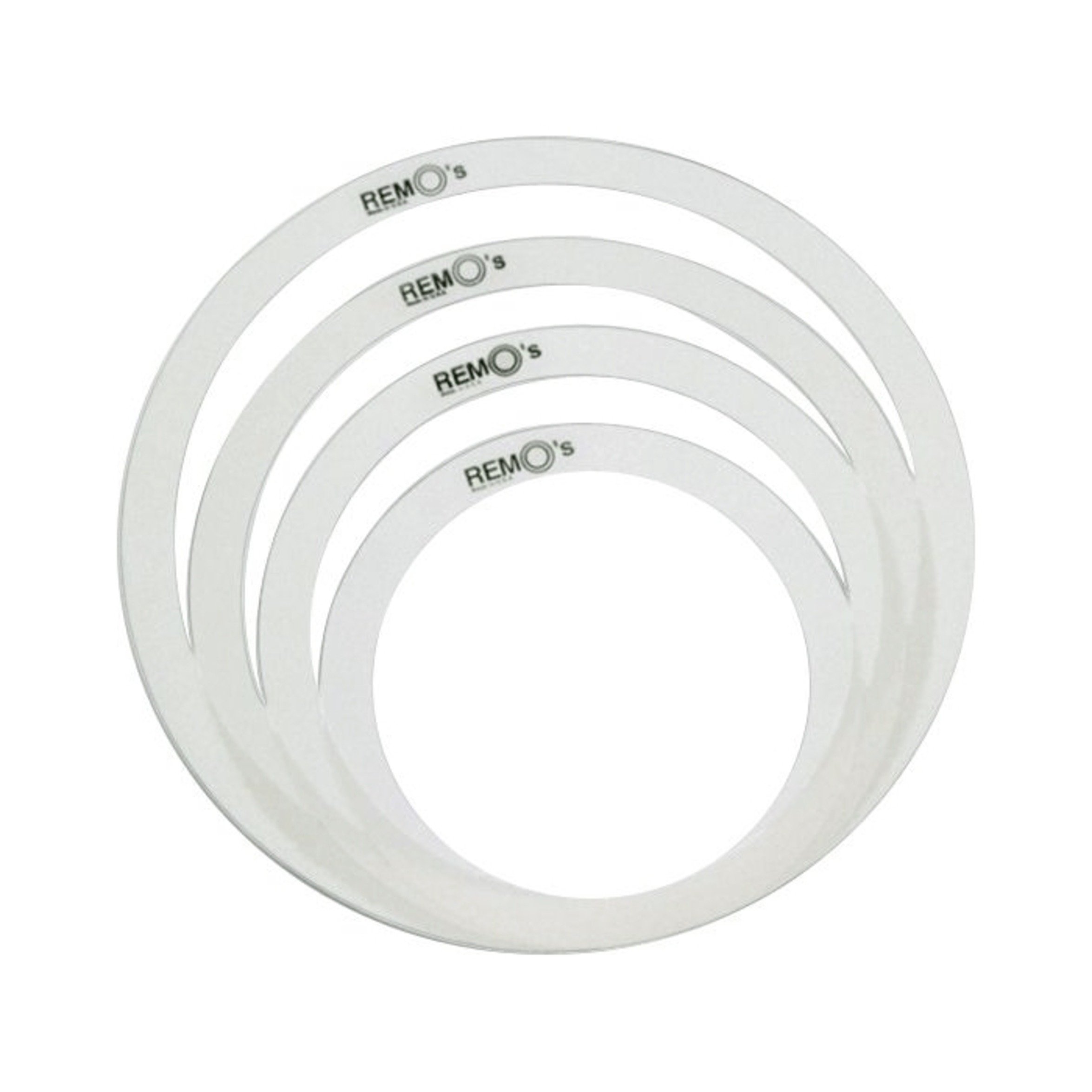 Remo Muffle Ring Tone Control Set Standard, White