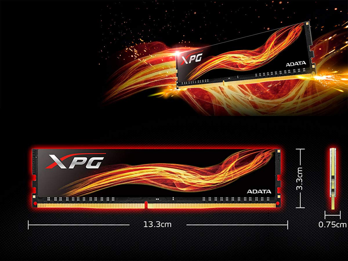 ADATA Memória de PC XPG Flame DDR4 8GB 2666MHz CL16 PC4-21300 U