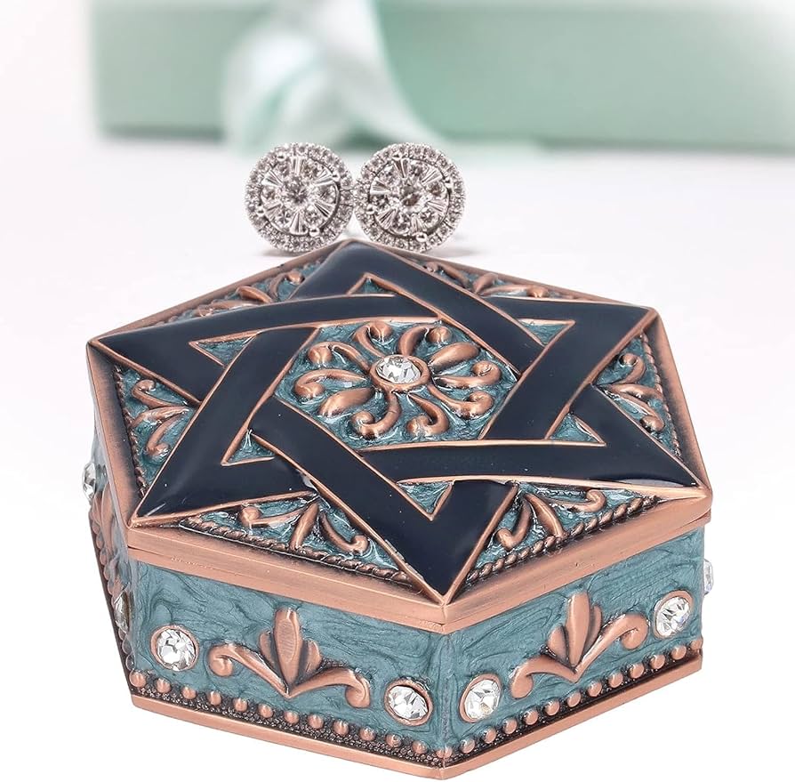 ジュエリーケース　箱のみ Amazon｜ジュエリーケース 六芒星ジュエリーボックス