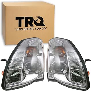 TRQ Headlight Assembly Set NI2502183 NI2503183