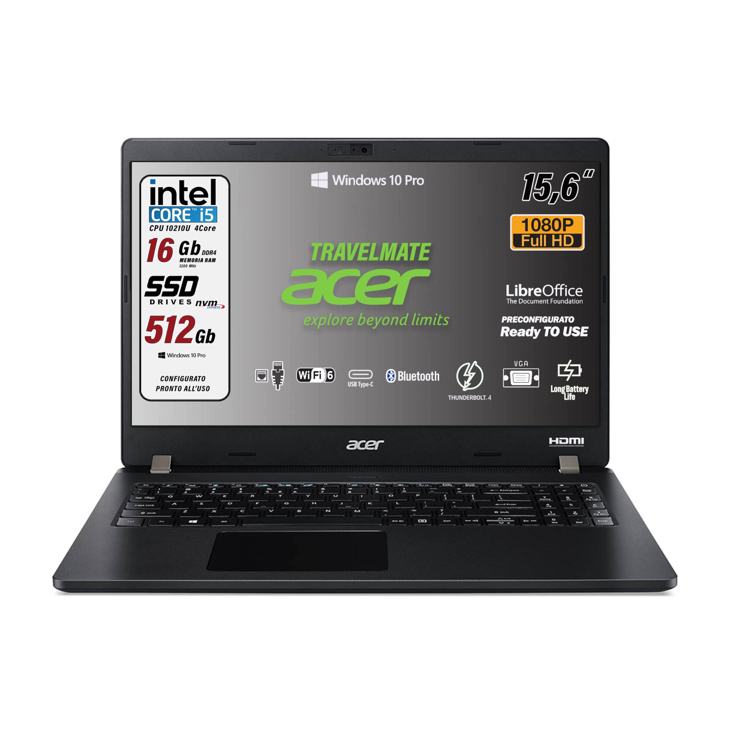 ☆core i5＋SSDで快適☆ acer TravelMate マルチ 15インチ Windows10