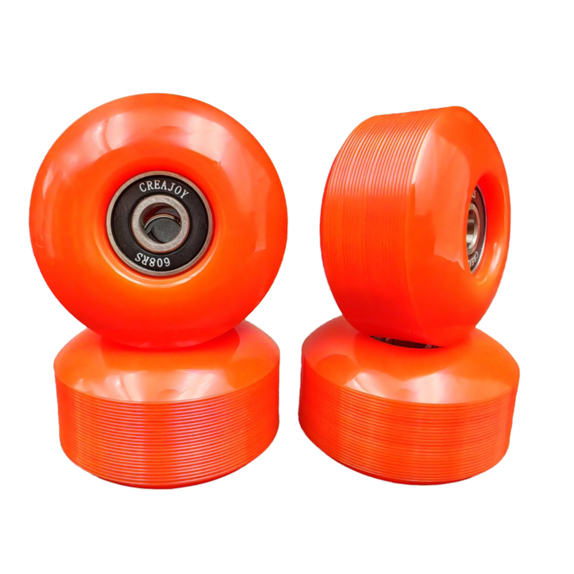 Skateboard Wheels 52mm 95A Set of 4 with Bearings