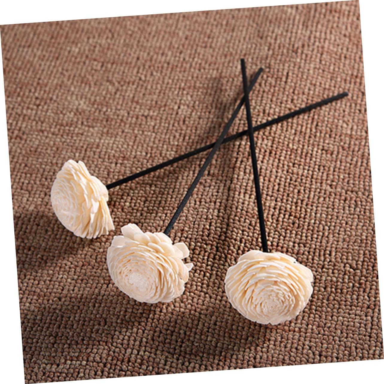 Black Rattan Flower Reed Diffuser Sticks 8pcs for Room Decoration