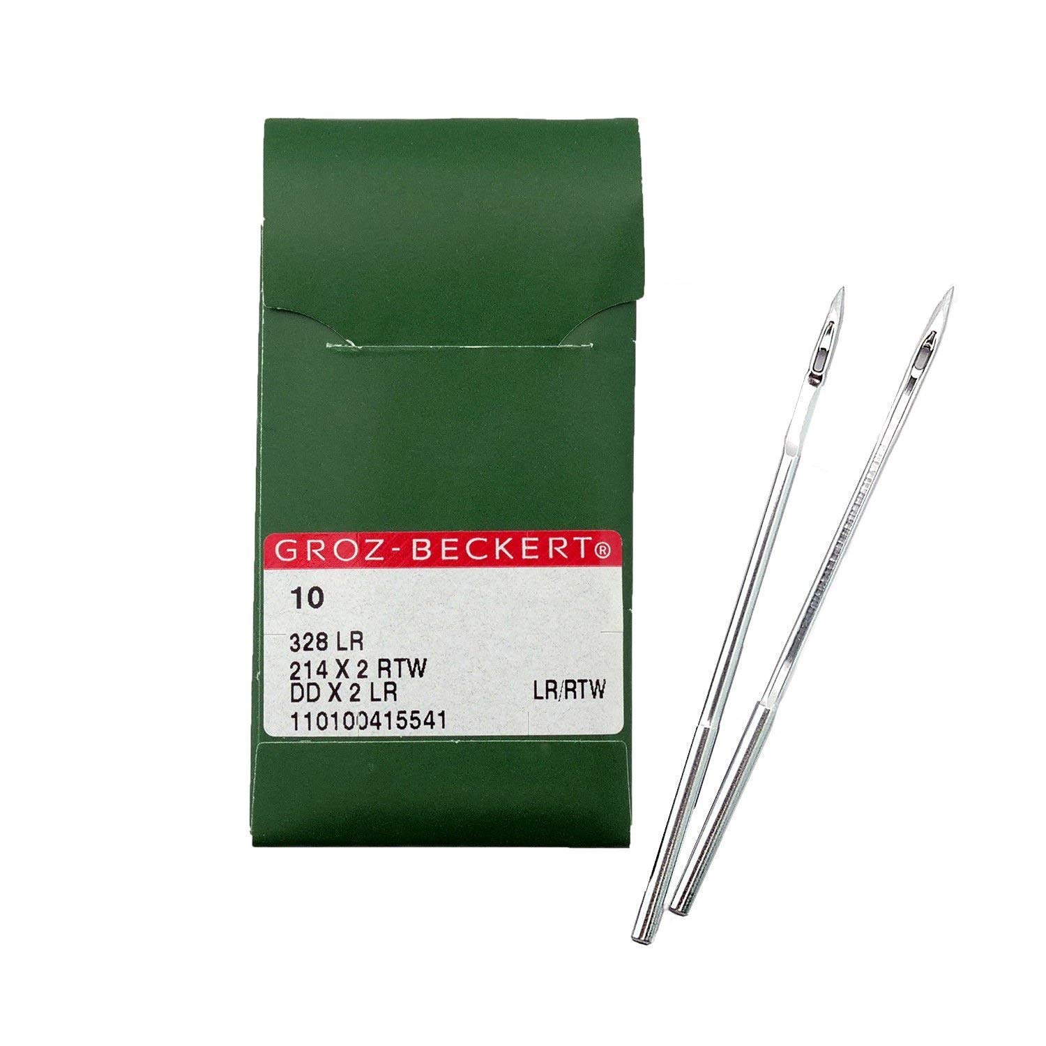 Amazon.com: 10 Pk. Groz-Beckert 328LR, 214X2RTW Singer 45K Class