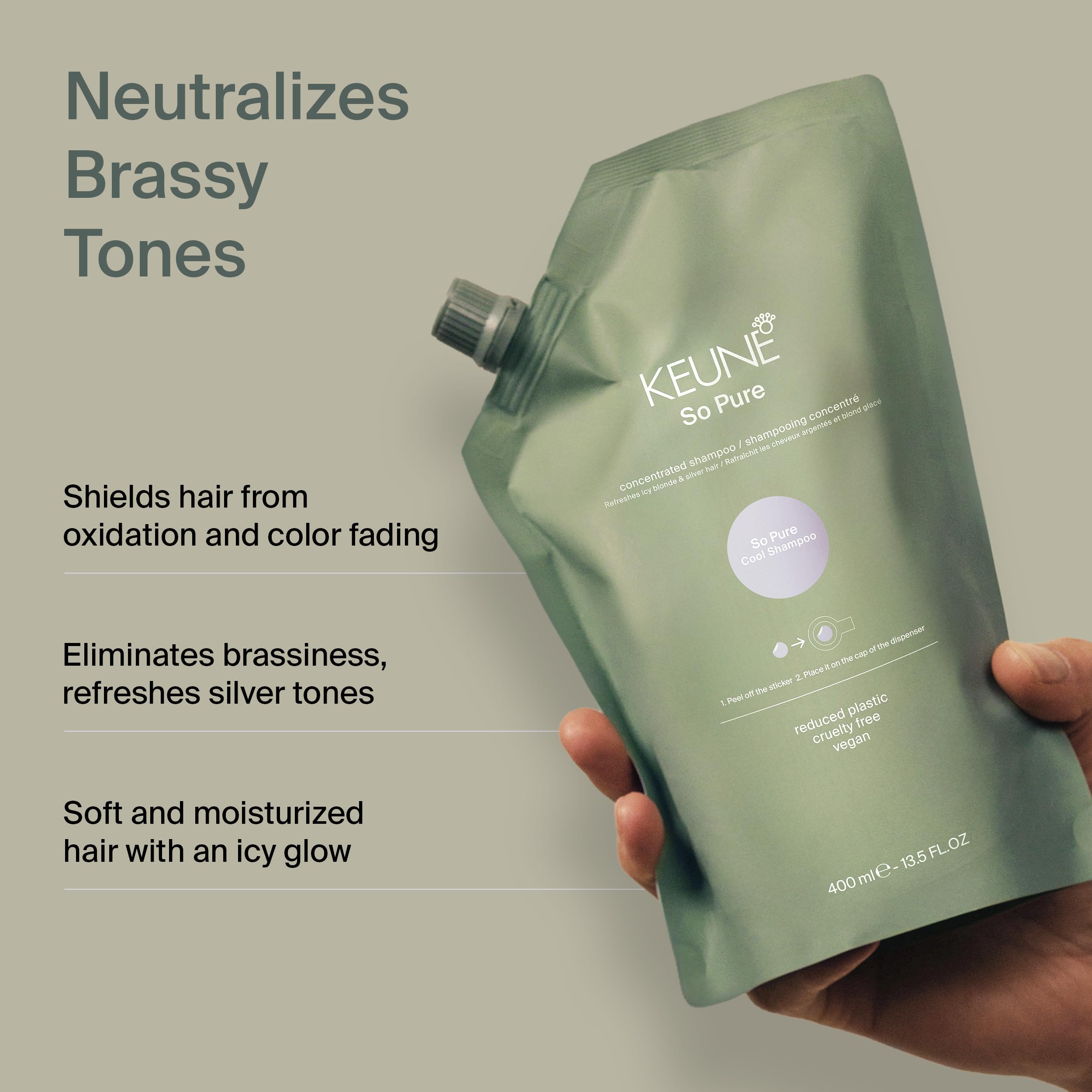 SO PURE COOL SHAMPOO REFILL 400ml