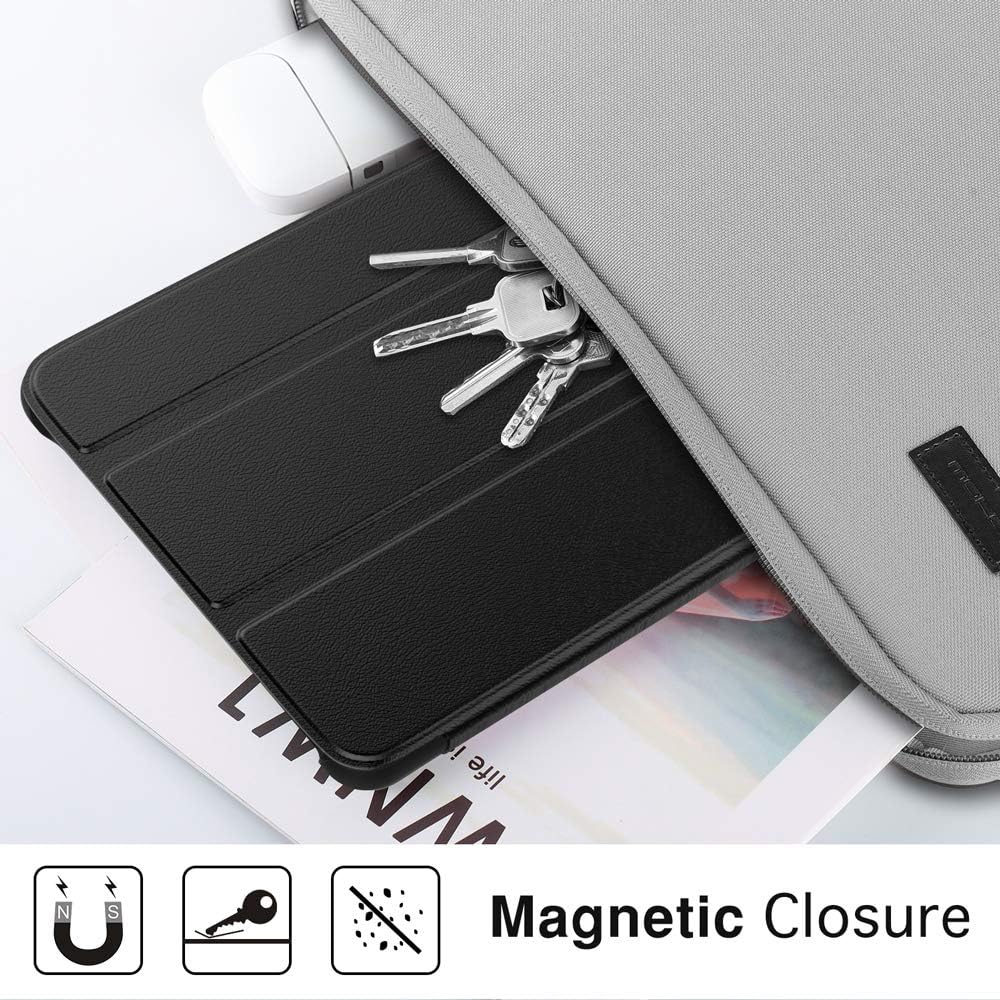 MoKo Case Fits Kindle Fire 7 Tablet (9th Generation, 2019 Release), Lightweight Slim Shell Shockproof Back Stand Cover with Auto Wake/Sleep - Black
