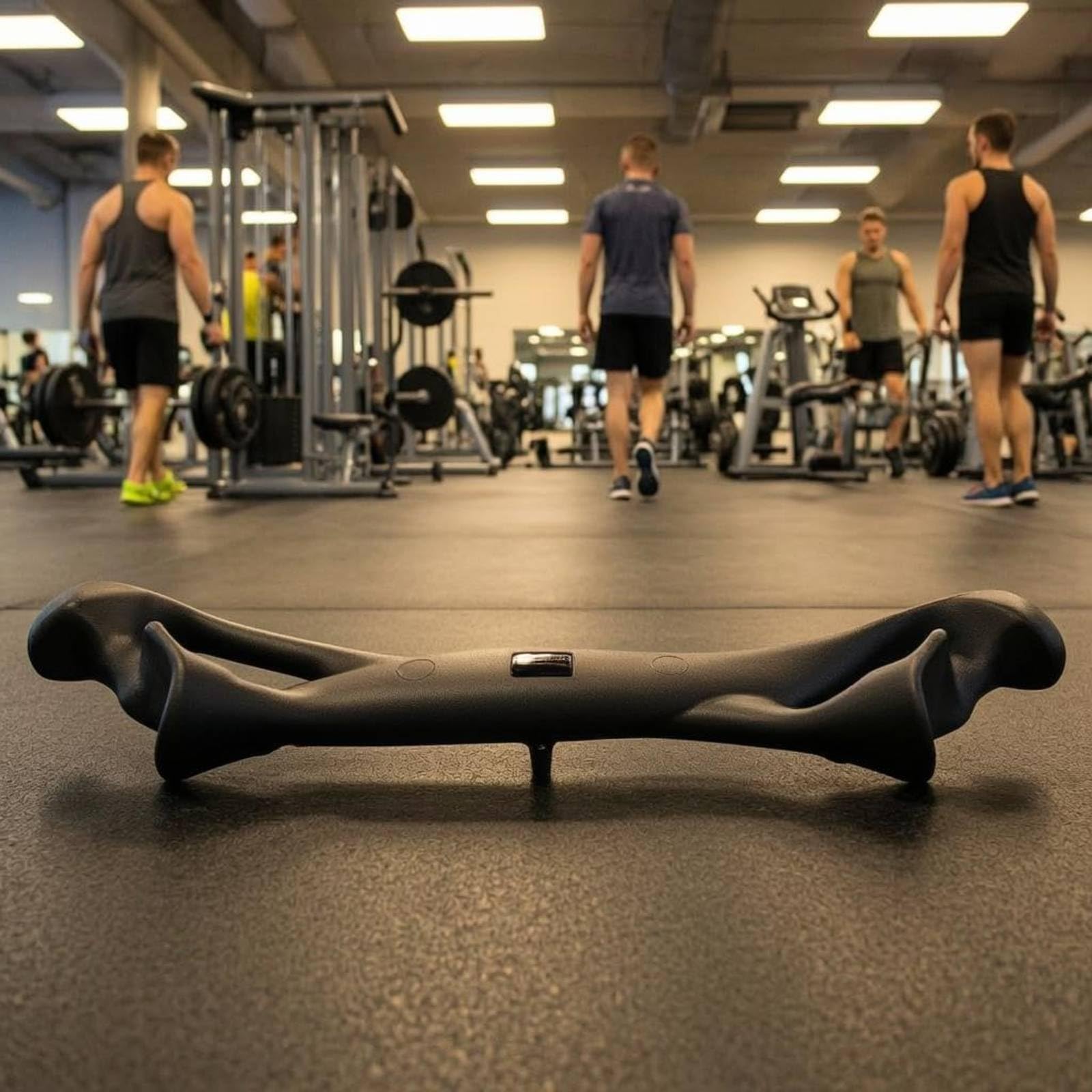 TISHITA Fitness Trainingsgriff Latzug Kabelzughandgriff Rudergriff Zuggriff Ergonomische Handpositionen mit Beschichtetem Stahl PVC für Rücken Arme Schultern , Fitness-Rückhand-Latzzug-Enggriff