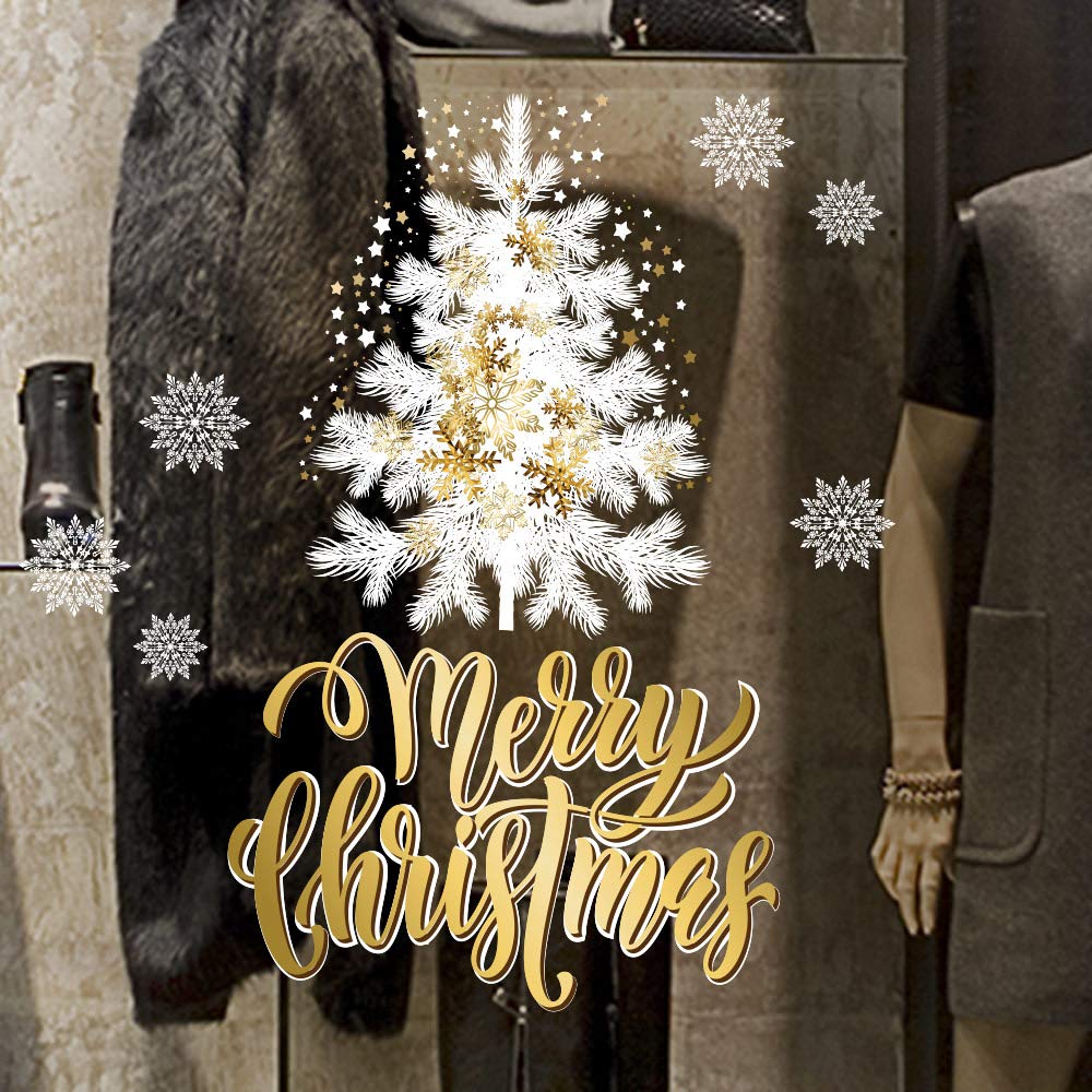 Kina Fensteraufkleber 'Toast Christmas' – Transparent, Abziehbar, 90x35 Cm, Für Fenster & Schaufenster