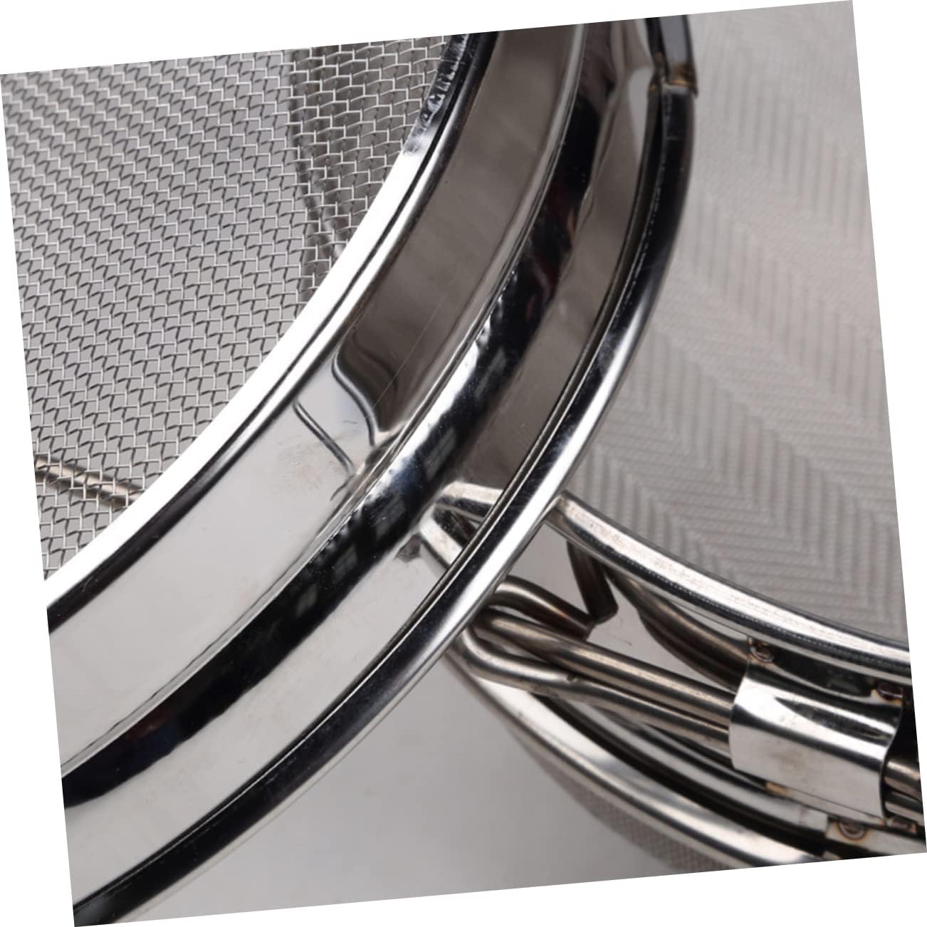Beekeeping Honey Strainer Double Sieve Stainless Steel Filter 24cm Diameter 10cm Height Easy to Use