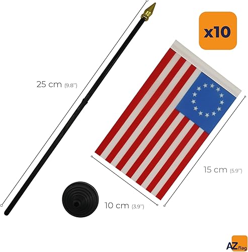 Miniatura 8 de AZ FLAG Bandera de mesa Ontario de 4 x 6 pulgadas, bandera de escritorio de Canadá - Región Canadiense de Ontario 5.9 x 3.9 in - Tapa de lanza dorada