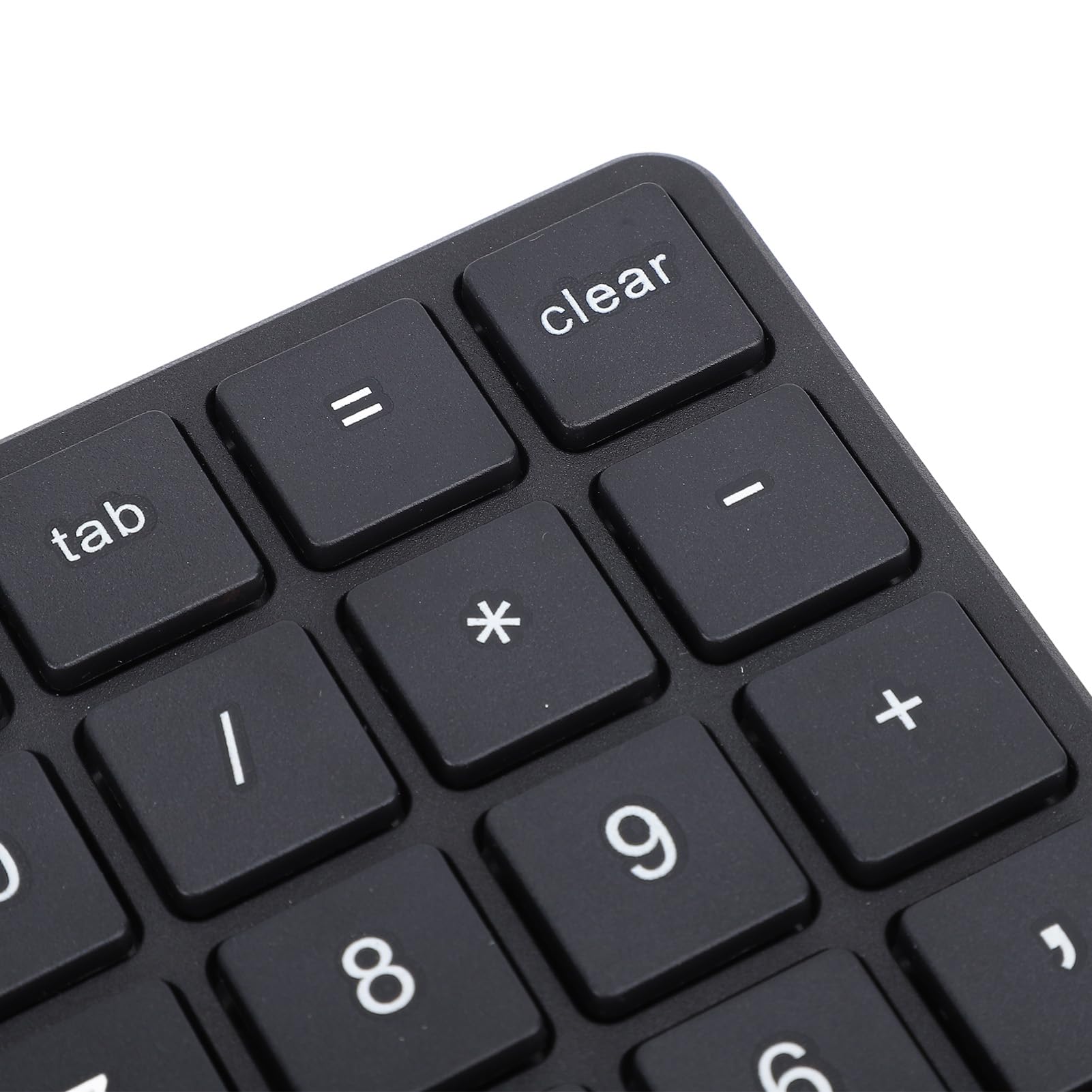 Annadue Teclado Numérico Bluetooth, Teclado Numérico Inalámbrico Portátil Ergonómico Ultradelgado, Teclado Numérico USB de 35 Teclas para Teléfono Inteligente de Escritorio OS X (Black)