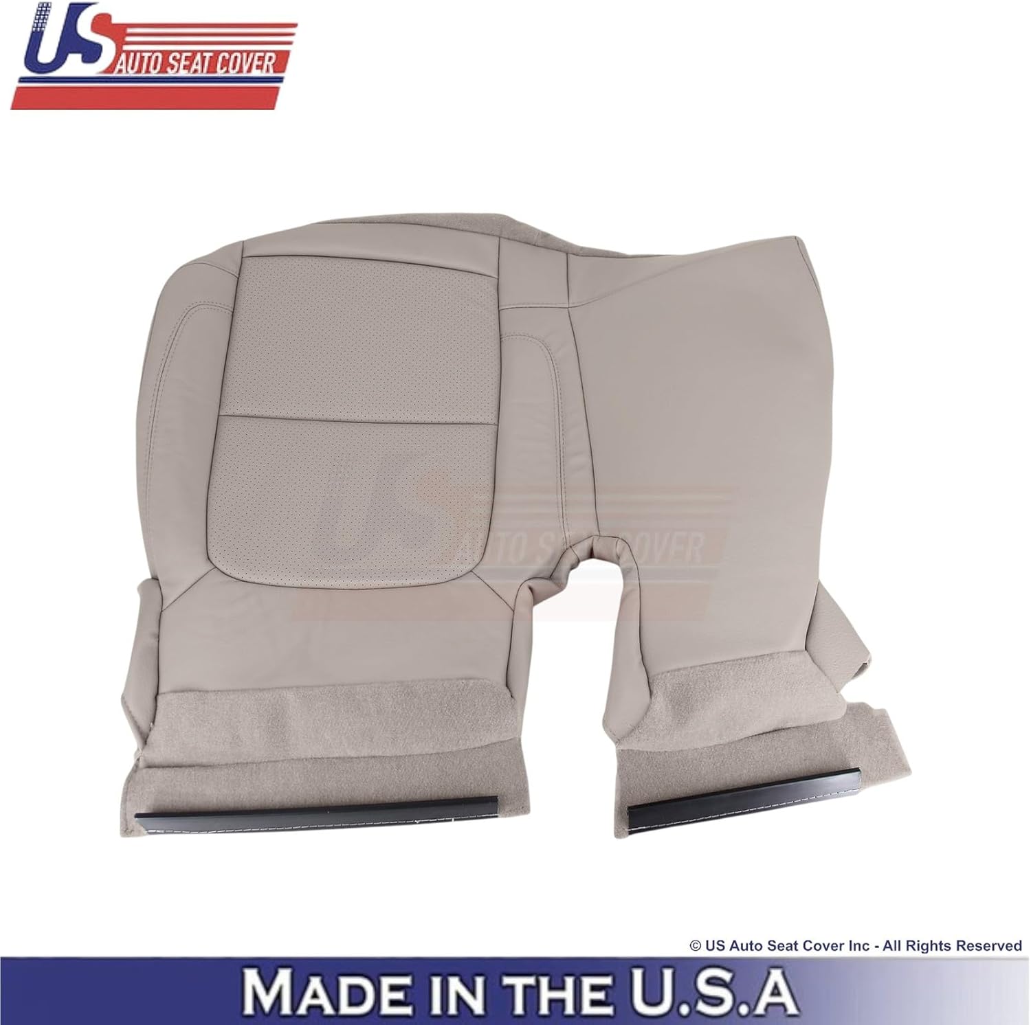 2011-2015 fits Ford Explorer 2nd Row Leather Seat Covers Med. Light Stone