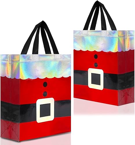 Miniatura 79 de Nush Nush Bolsas de regalo doradas extragrandes – Juego de 12 bolsas de regalo reutilizables extra grandes con asas – Bolsas de regalo XL perfectas