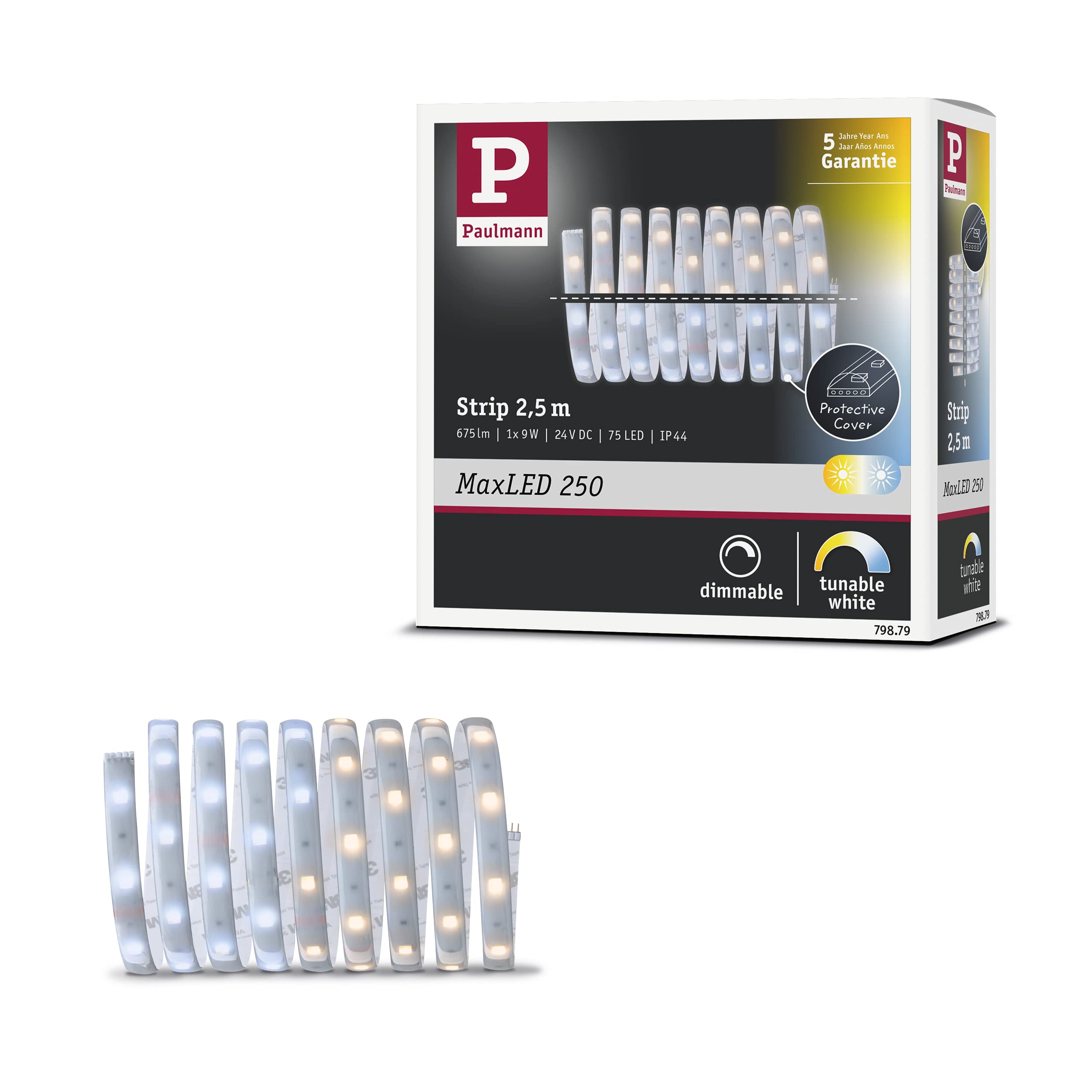 Paulmann 79879 LED Stripe MaxLED 250 2,5m Tunable White IP44 