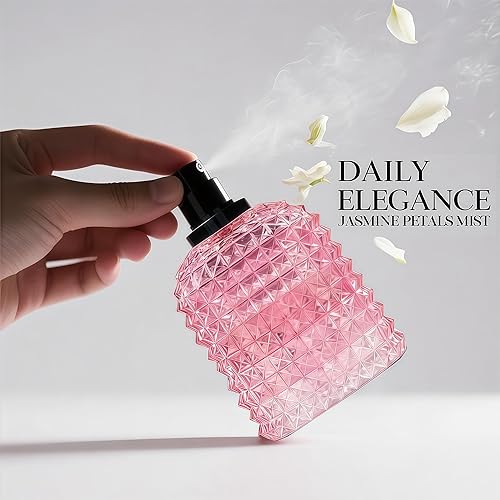 Miniatura 4 de Set de perfume para mujer, paquete de 2 Eau de Parfum en espray de 3.4 onzas cada uno, jazmín floral y vainilla dulce con notas de bergamota y