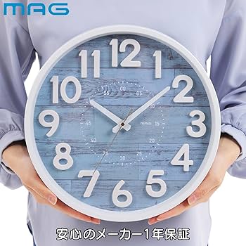 クリープハイプ 時計 Amazon.co.jp: MAG(マグ) 掛け時計 壁掛け時計 直径30.0