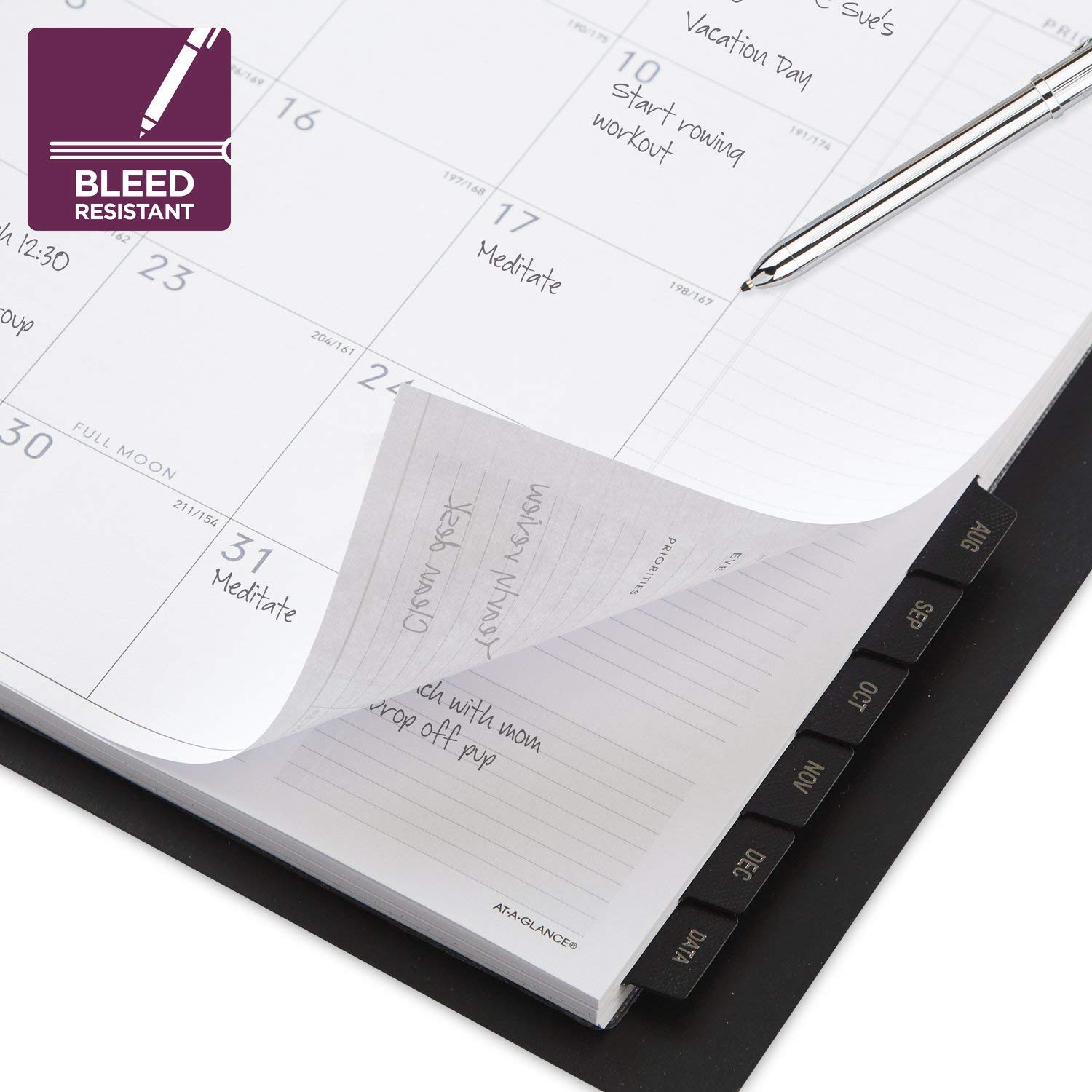 Agenda Academic 2021-2022, AT-A-GLANCE settimanale e mensile, 20,2 x 27,9 cm, grande, per scuola, insegnanti, studenti, Contempo, grafite (70957 x 45)