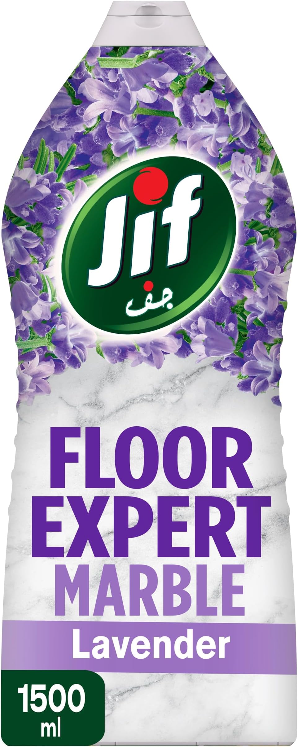 Floor Expert Liquid Cleaner, Marble, Lavender, Kills 99.9% Germs, Perfect Shine, 1.5L