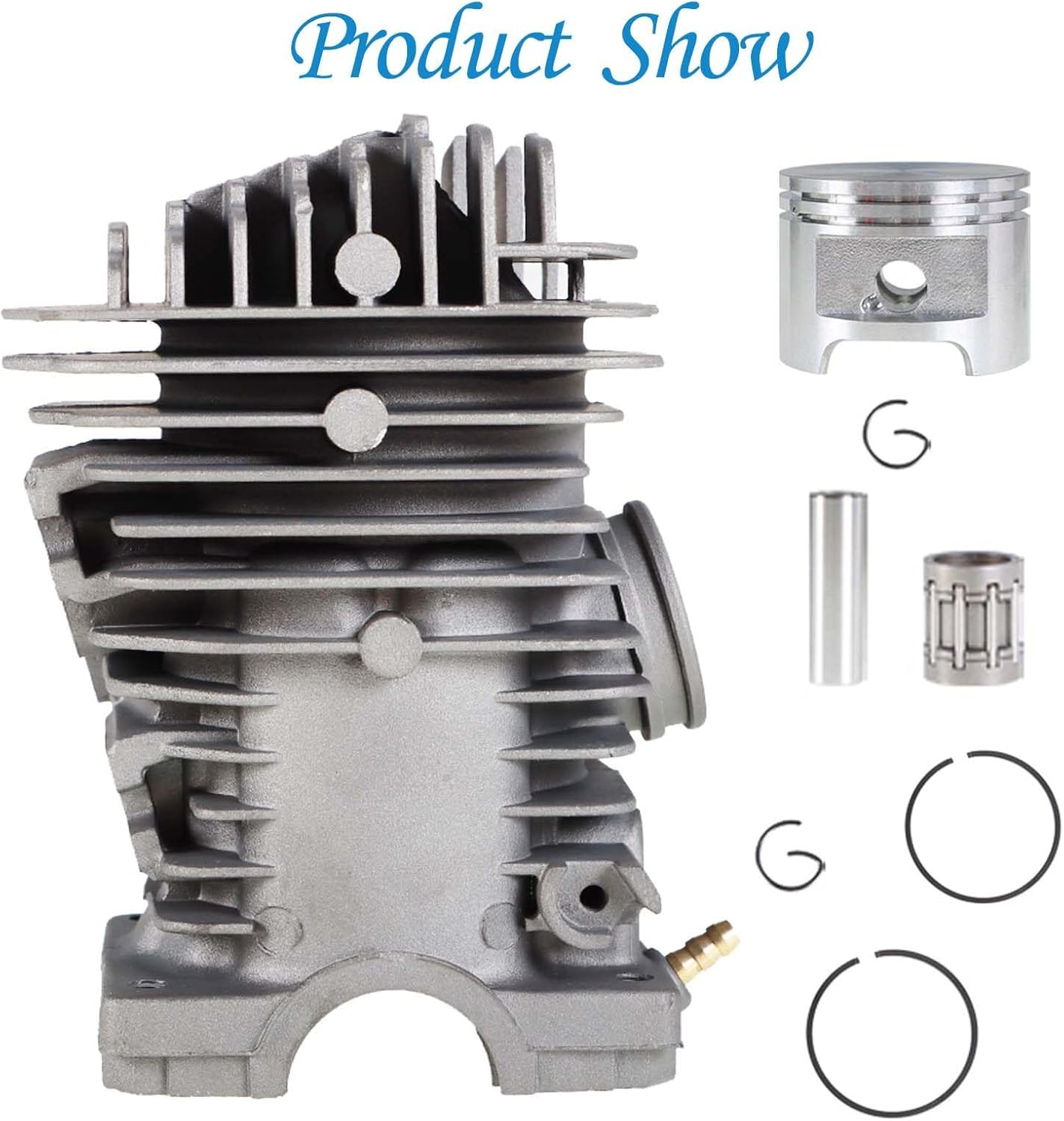 Autoparts 49mm Big Bore Cylinder Piston Kit 1127 020 1216 Replacement for Stihl MS390 MS290 MS310 029 039 1127 020 1216 Chainsaw