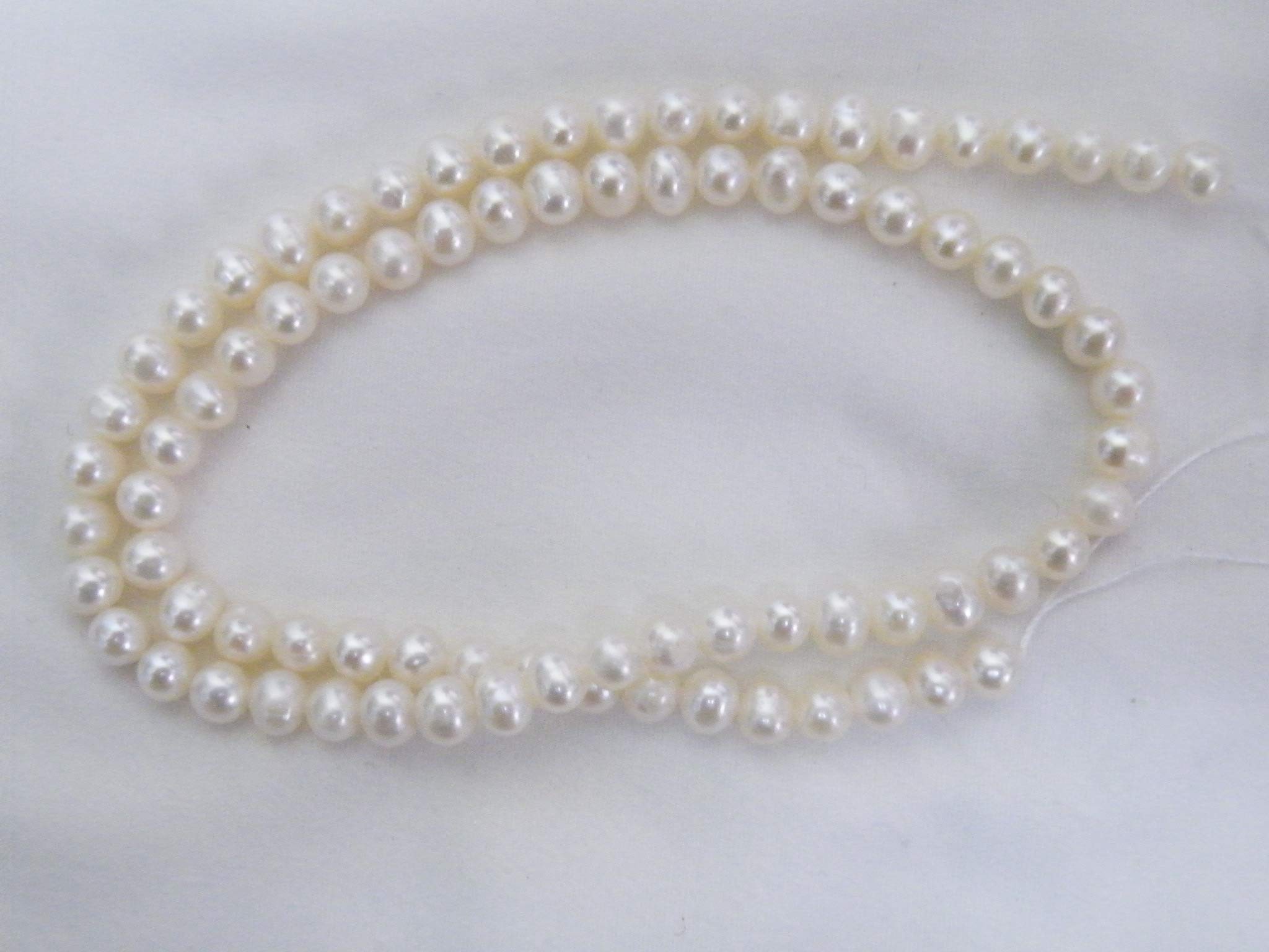 ネックレス材料淡水パール 4.5〜5.0 40cm