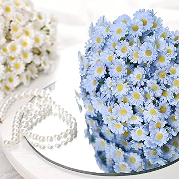 Amazon｜Waipfaru デイジーフラワー アーティフィシャルブーケ4