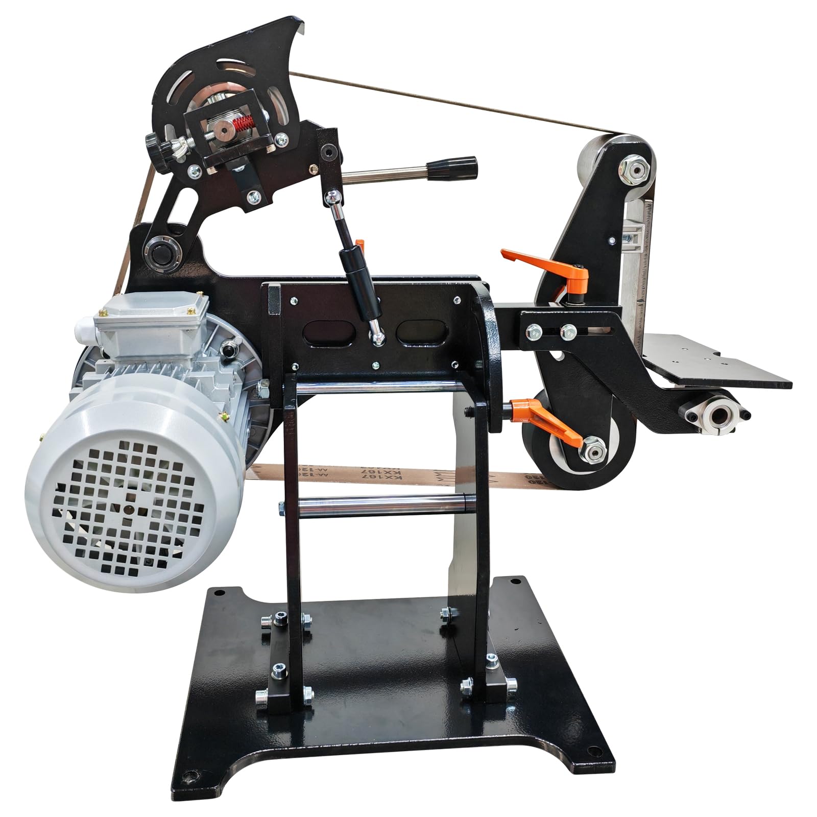 HayWHNKN 71x2inch Belt Grinder with 3 Grinding Wheel Belt Sander for Knife Making Shapenner Polishing Machine with VFD 220v