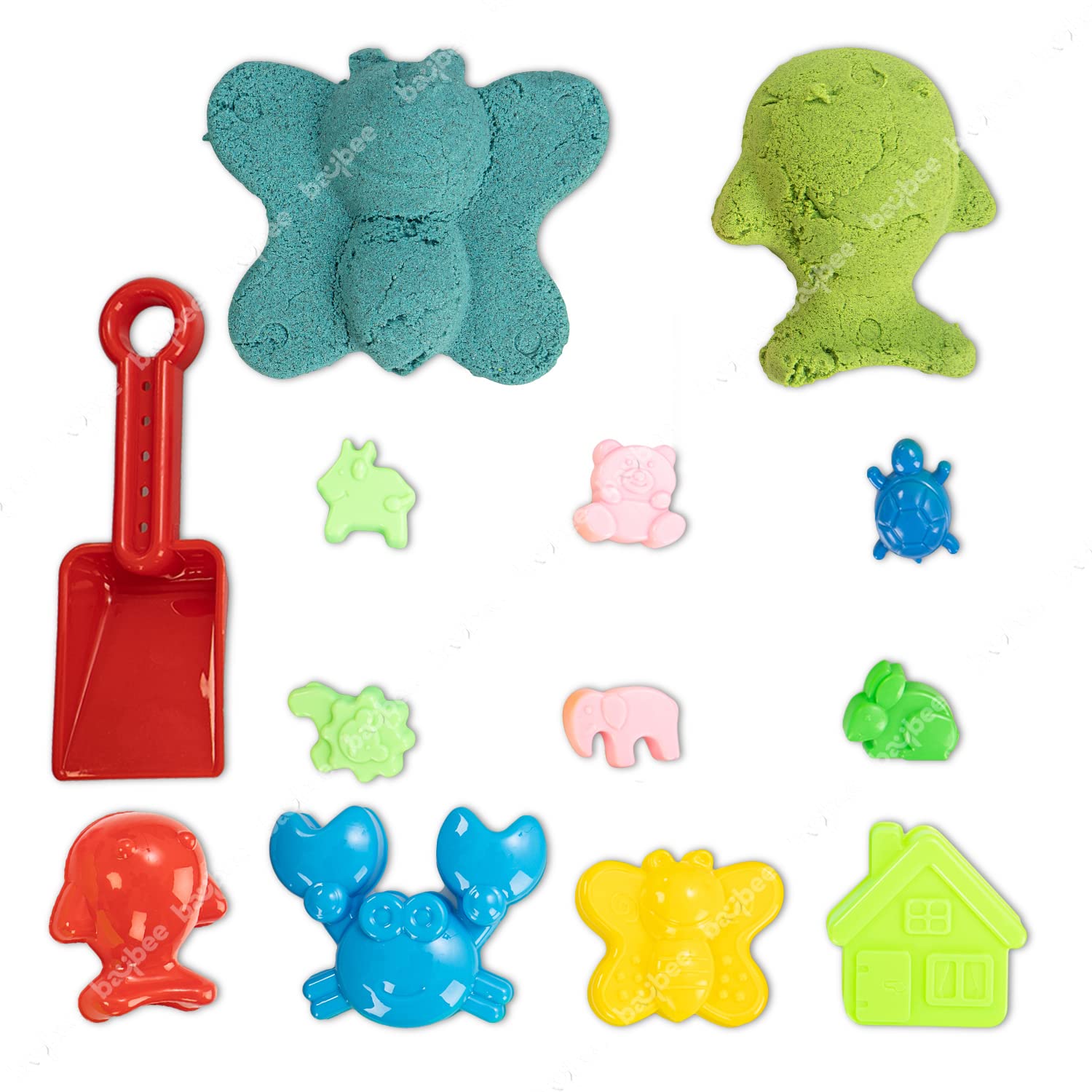 Baybee Creative Play Sand for Kids 1Kg, Moldable Magic Sand Dough Activity Toys Set, Sand Clay for Kids to Play, Creative Colorful Smooth Kinetic Sand Box with 13 Fun Molds for Kids Boys Girls (B0BR41QYP7) Amazon Price History, Amazon Price Tracker