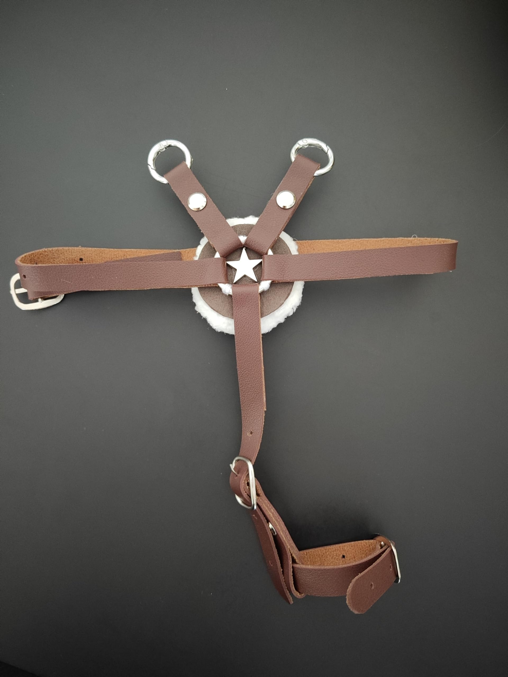 Generisch Accesorios para caballos, martingala, negro, hobbyhorsing, accesorio delantero, adecuado para caballos de vara, caballos de juguete
