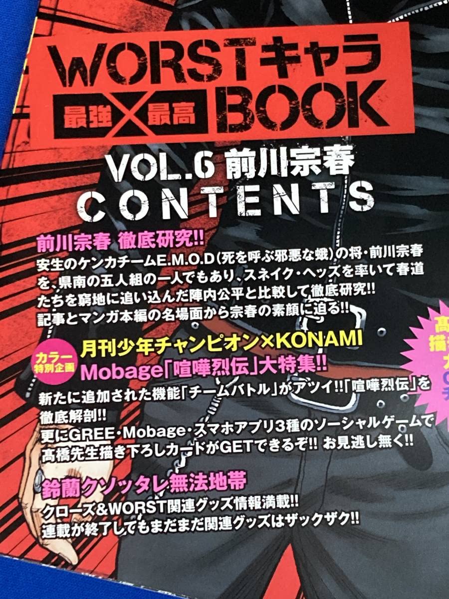 Amazon.co.jp: WORSTキャラ最強最高BOOK VOL.6 前川宗春 高橋