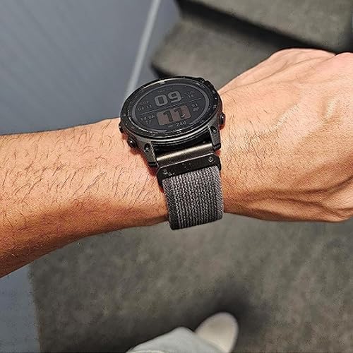 Miniatura 6 de Correas de reloj compatibles con Garmin Fenix 7 Pro 6 Pro 5 plus Instinct 1 2 Forerunner 965 955 945 36.820 in VelcroAlpine Loop Correa de reloj de