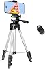 Infomax Phone Tripod – 33-110cm Foldable Tripod Phone Holder, 360° Swivel Head, Bluetooth Controlled Selfie Stick, iOSAndroid Compatible, Available with Camera and GoPro